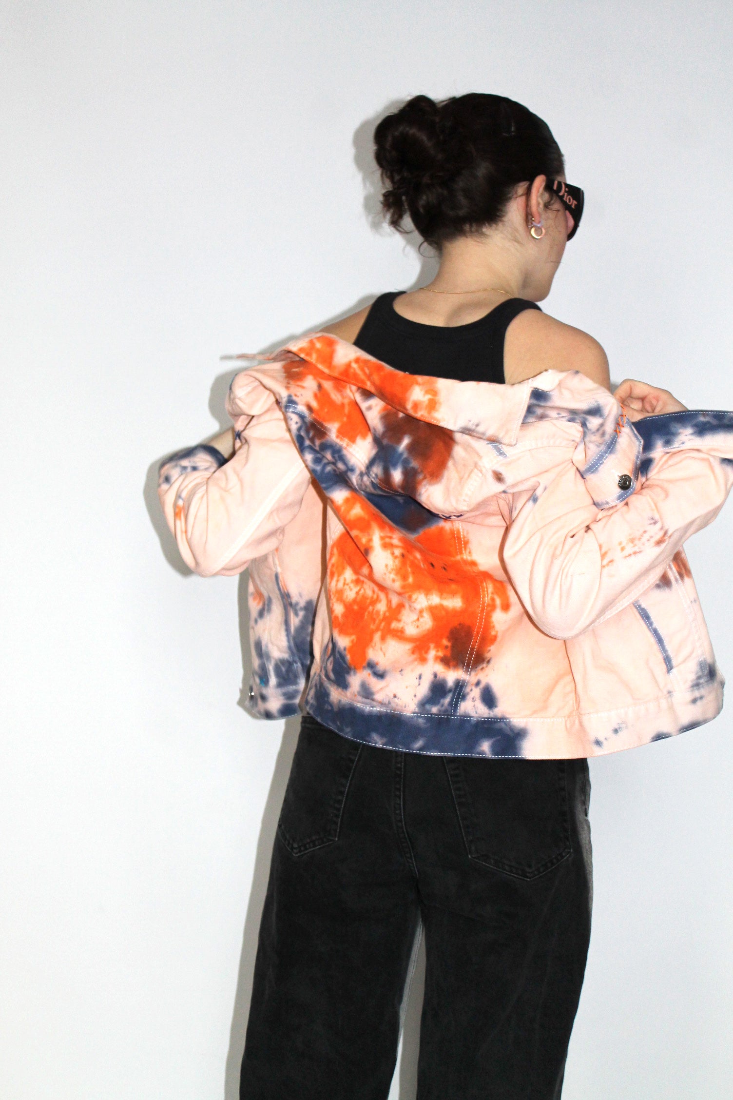 Veste denim tie and dye 3