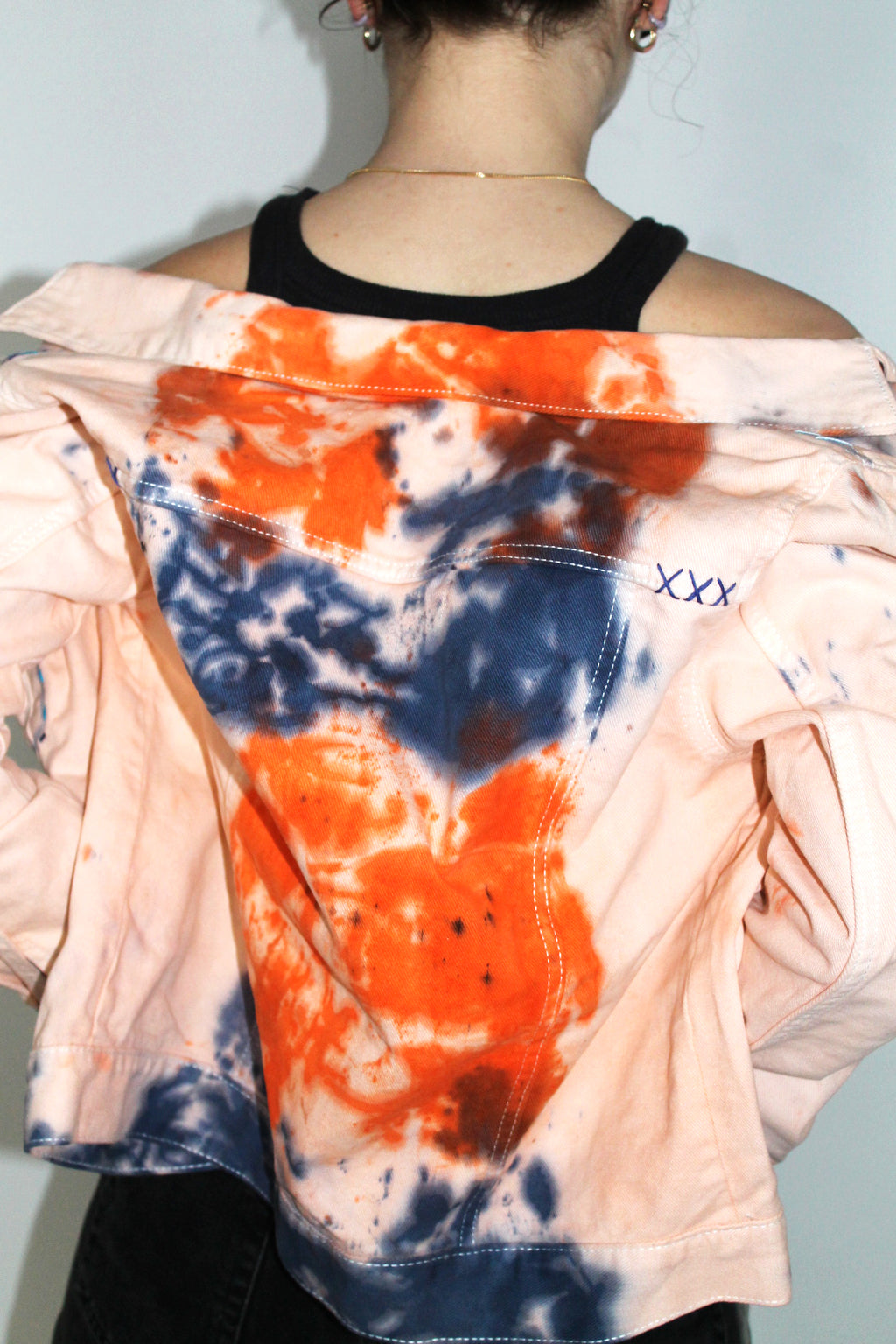 Veste denim tie and dye 3