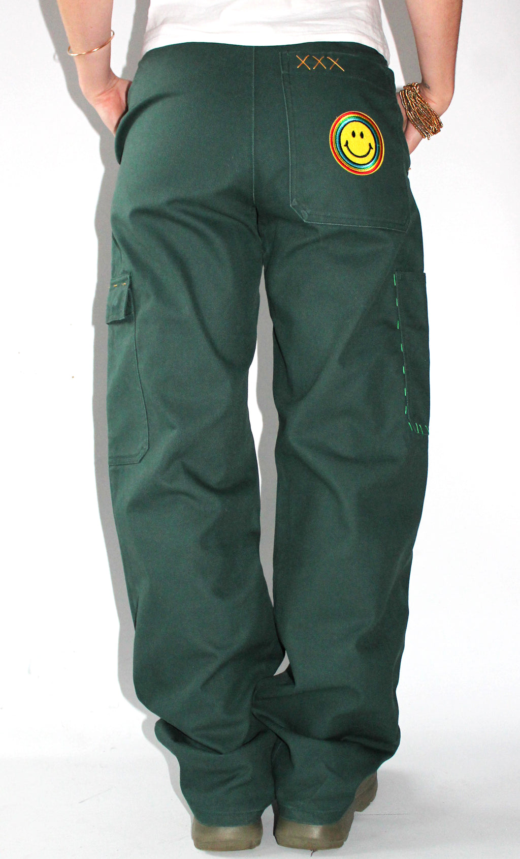 Pantalon smiley kaki