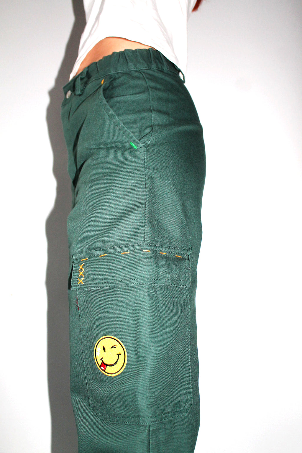 Pantalon smiley kaki