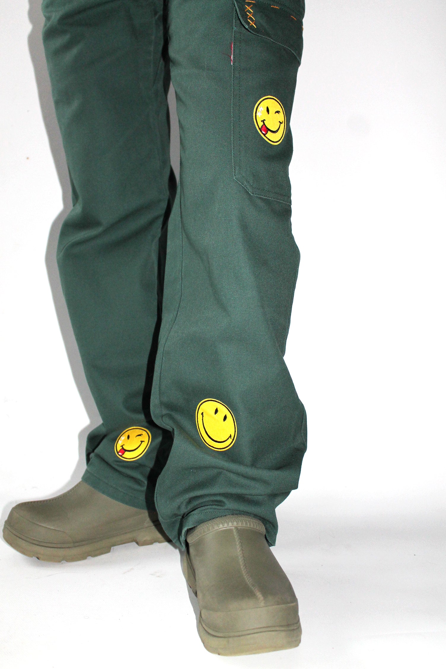 Pantalon smiley kaki
