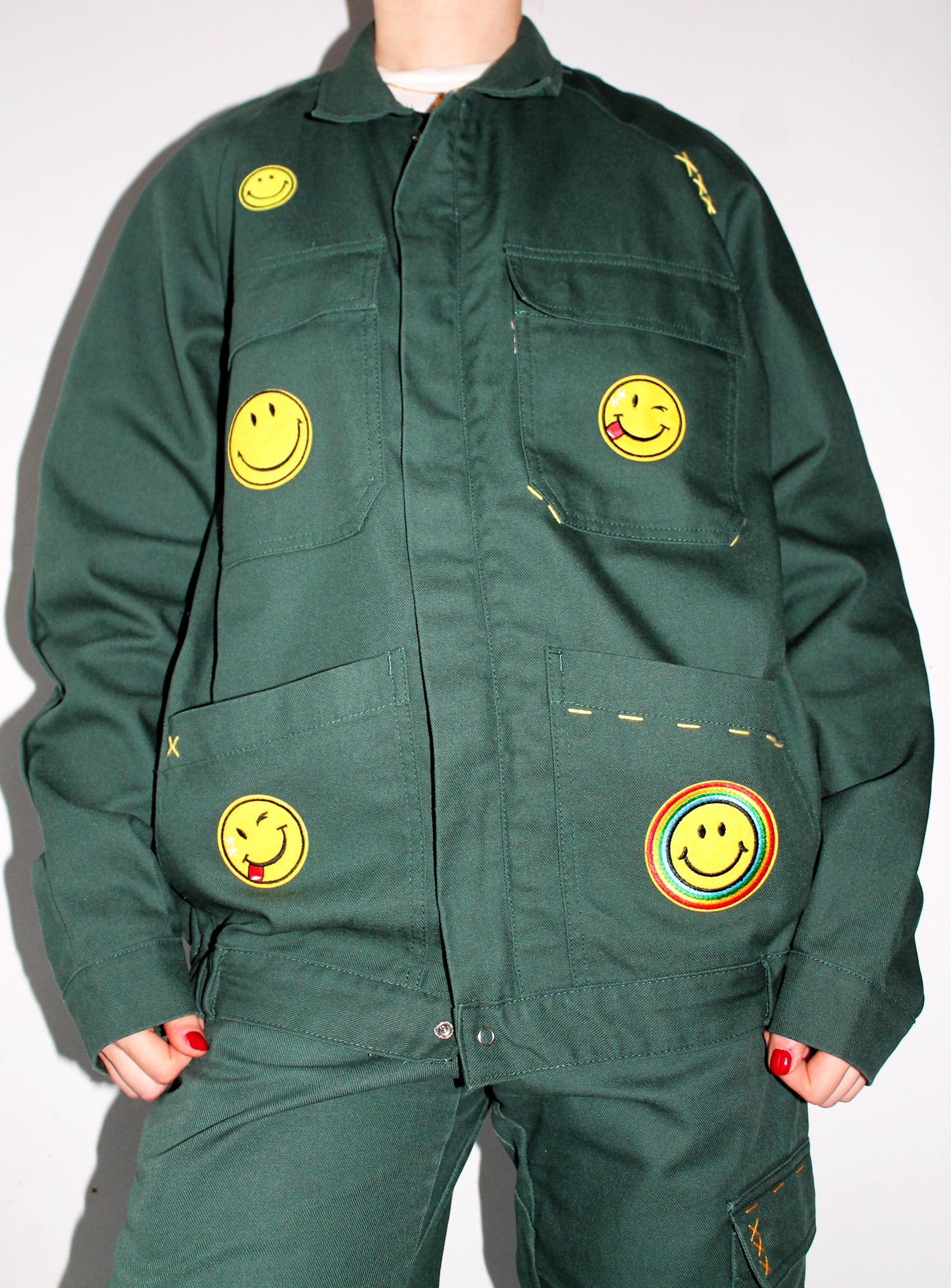 Veste smiley kaki