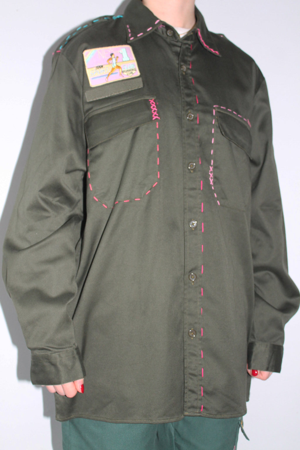 Chemise de l'armée soleil rose