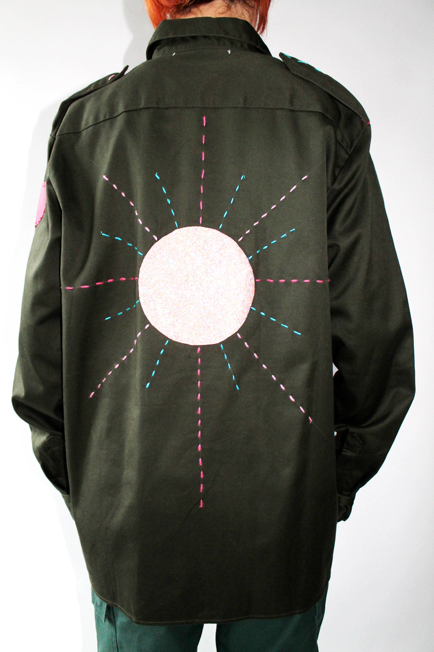 Chemise de l'armée soleil rose