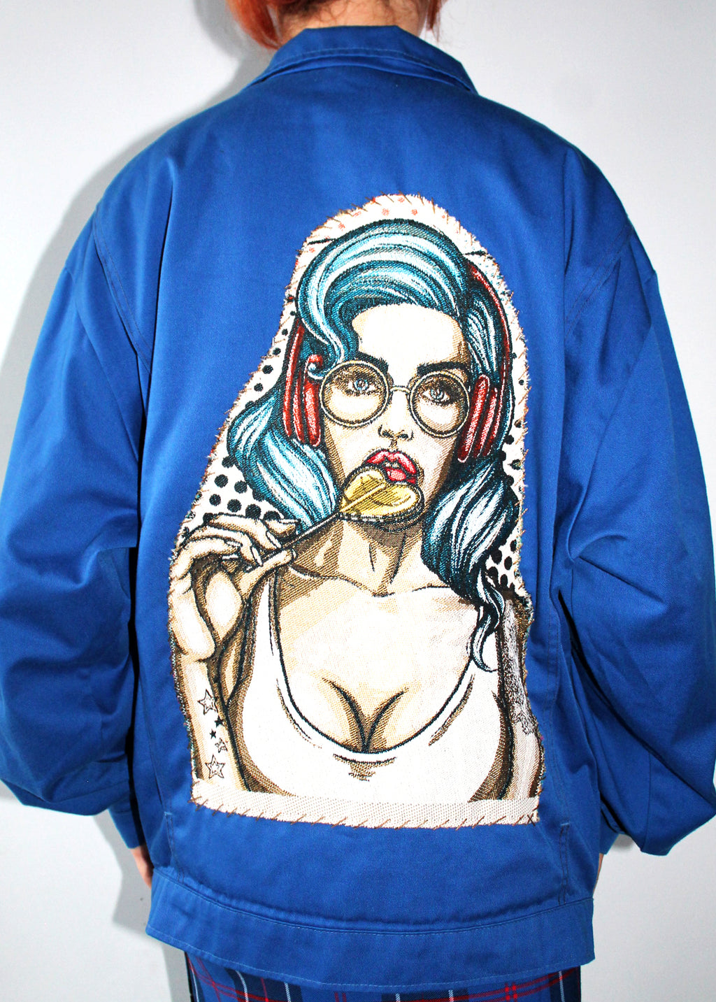 Lolipop bleu de travail