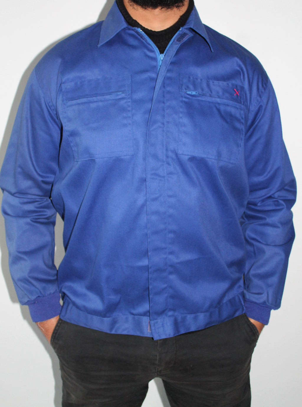 simple homme bleu de travail