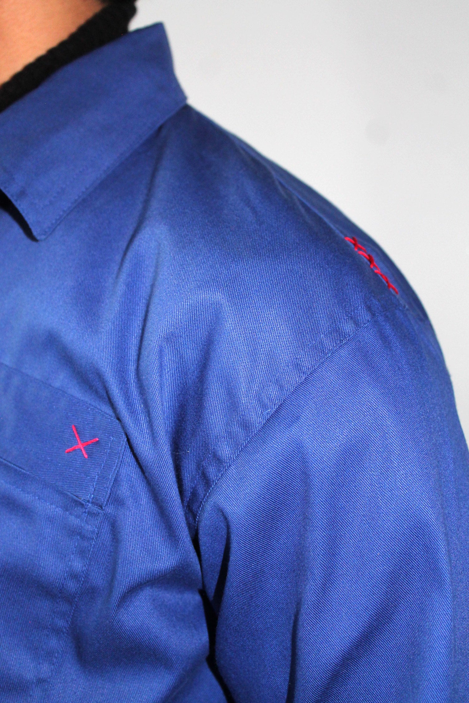 simple homme bleu de travail