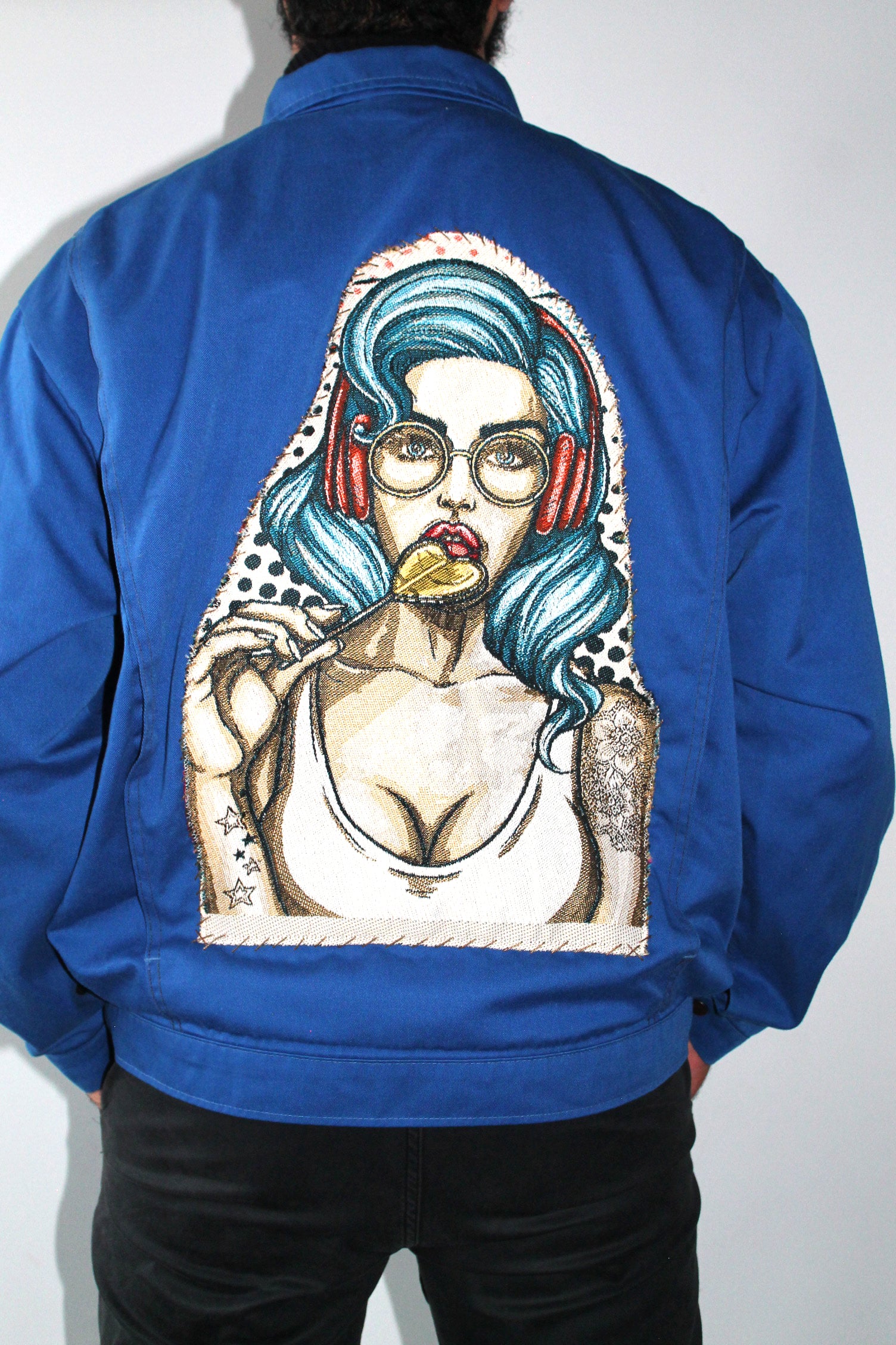 Lolipop bleu de travail