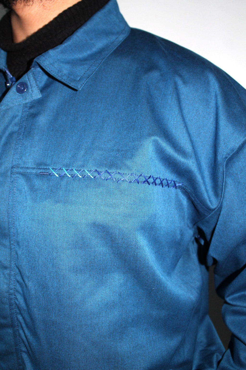 Mandala bleu de travail