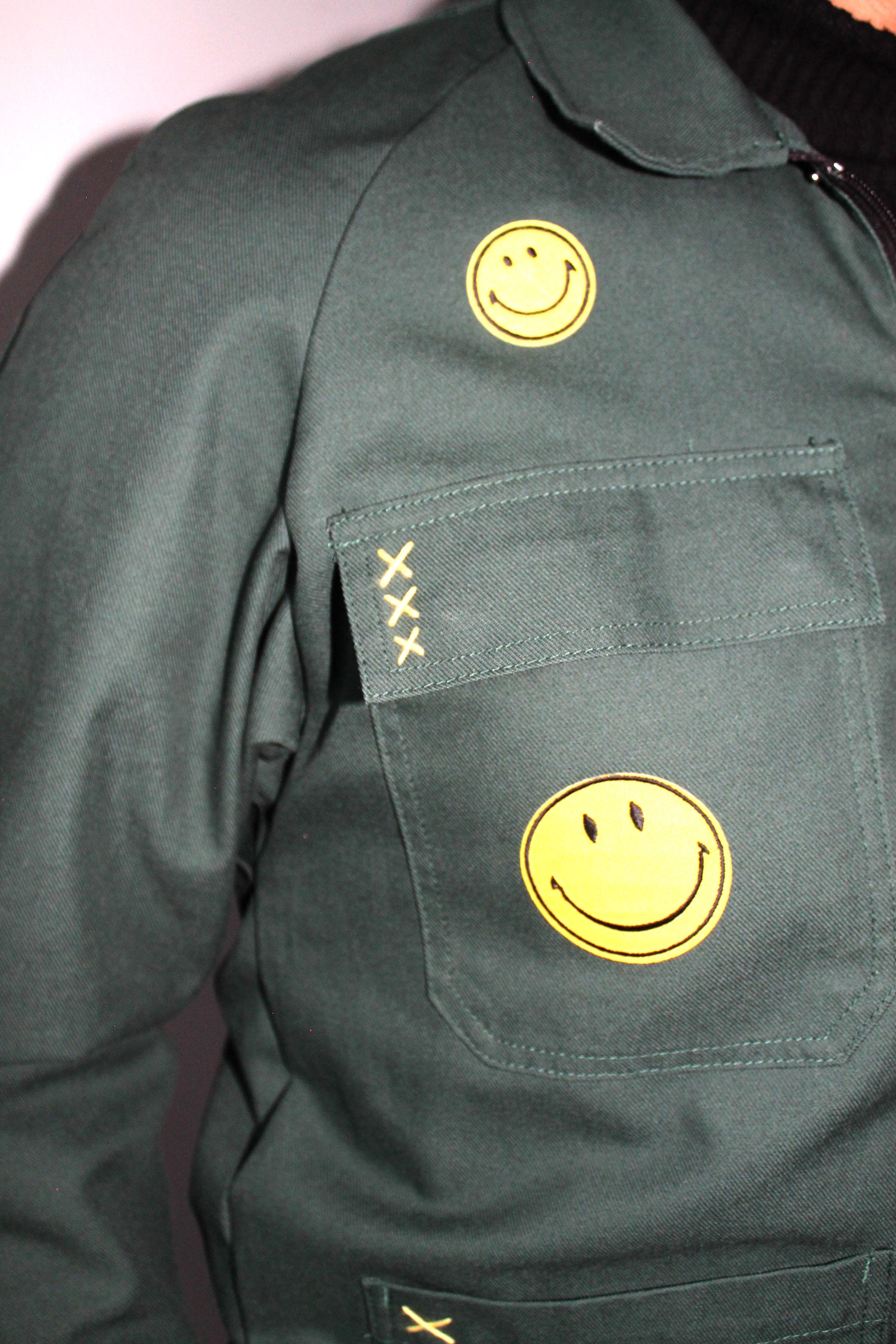 Veste smiley kaki