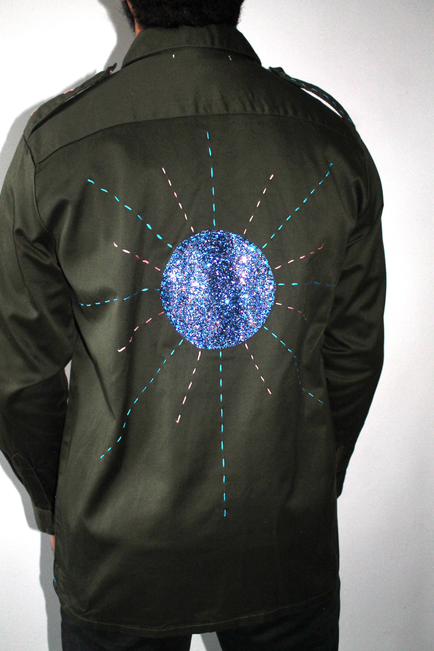 Chemise de l'armée soleil bleu